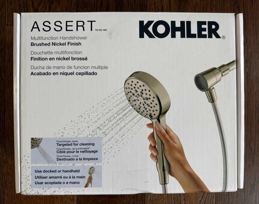Kohler Assert Handshower Brushed Nickel Finish